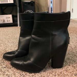 Black Heeled Booties